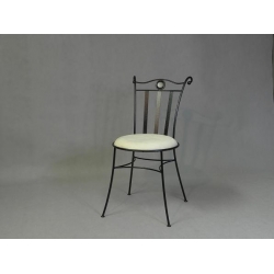 Krzesło Caffe wysokość 84 cm z siedziskiem tapicerowanym